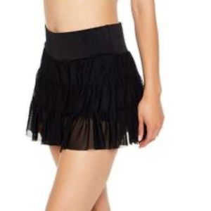 NWT Forever 21 Active Sheer Tiered Skirt M